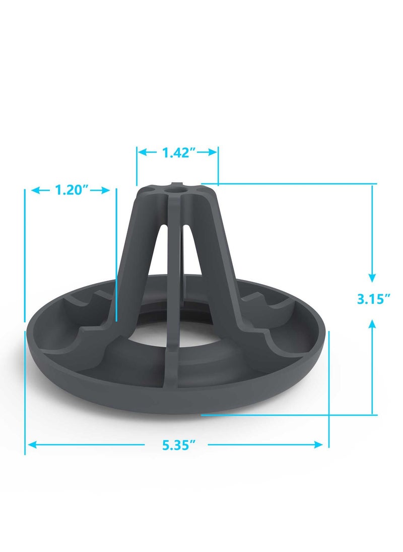 Silicone Bottle Drying Rack for Stanley Cup Accessories, 2 Pack Fast Air Drying Solution for Various Container Sizes