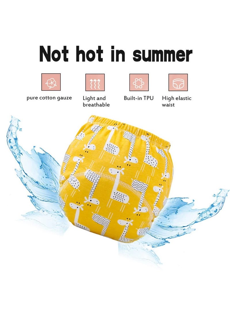 Potty Training Pants for Toddlers, 6 Pack Cotton Reusable Underpants for Boys and Girls
