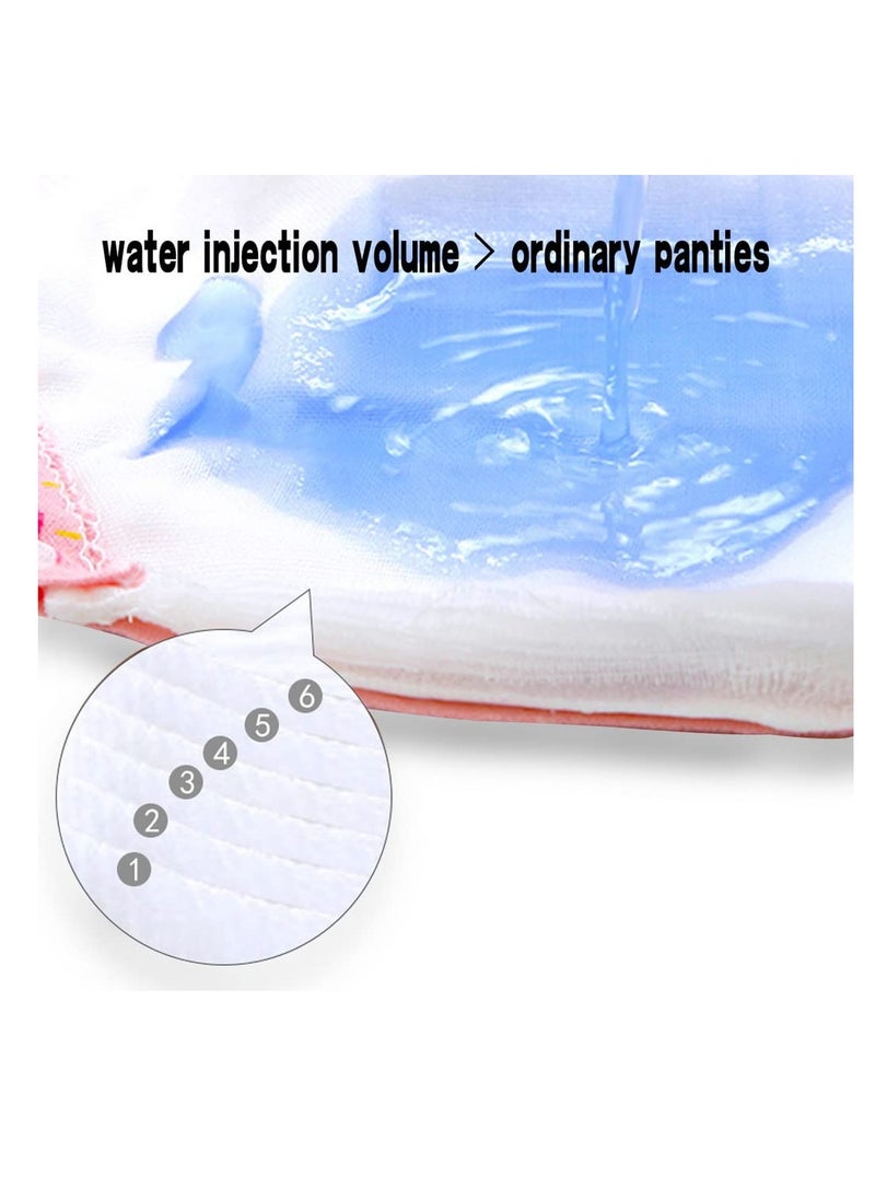 Potty Training Pants for Toddlers, 6 Pack Cotton Reusable Underpants for Boys and Girls