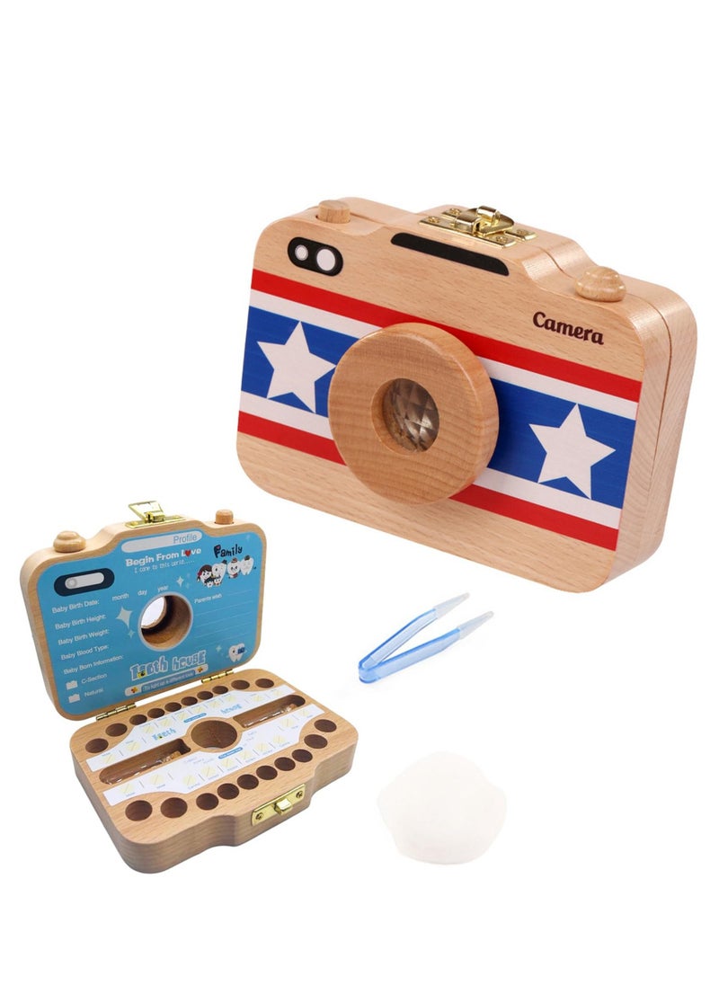 Kids Tooth Keepsake Box for Baby Teeth Storage, Perfect Tooth Holder for Tooth Fairy Visits and Cherished Memories