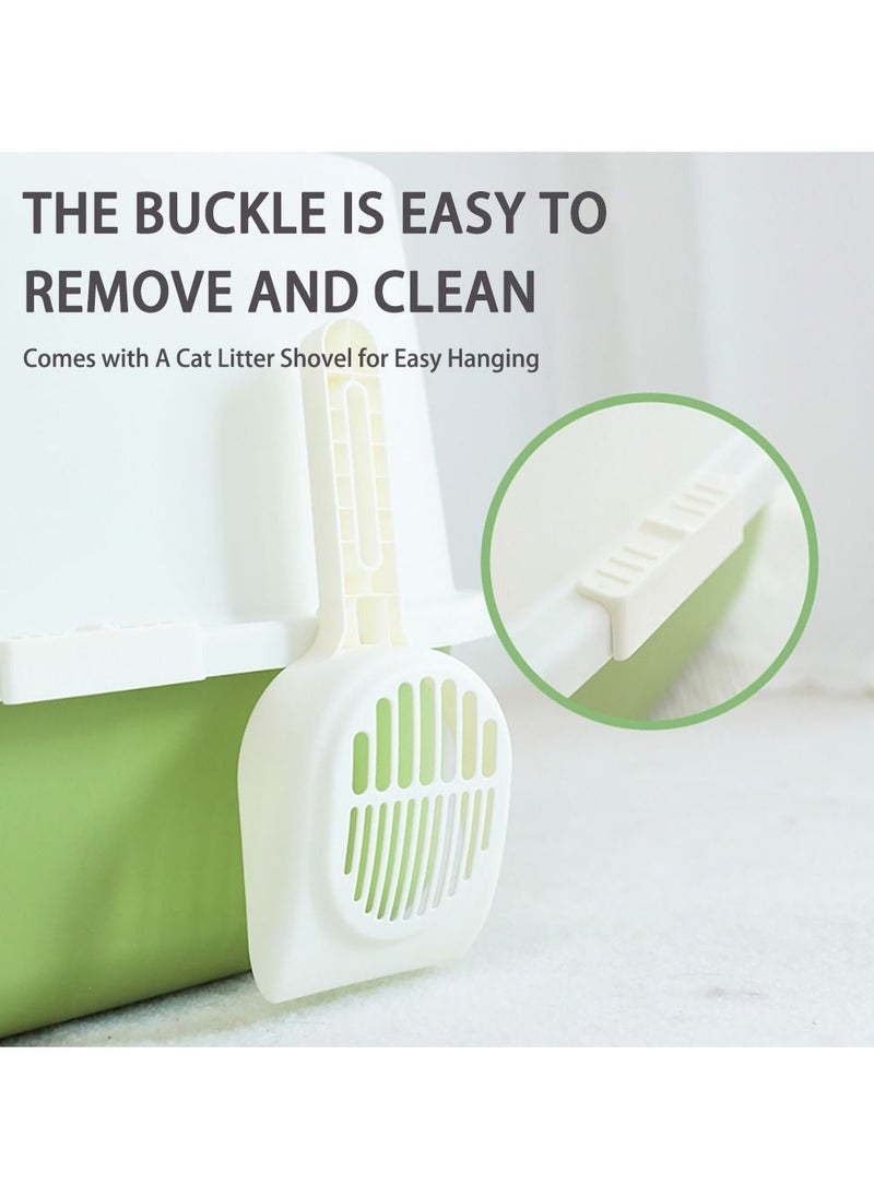 Cat Litter Box Fully Enclosed Odour Proof Cat Litter Flip Lid Anti Litter Pet Supplies Large Cat Litter Box