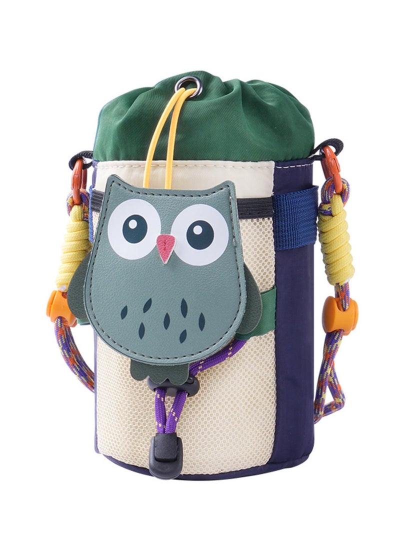 Cartoon Bike Water Bottle Holder and Front Bag, Versatile Waist and Shoulder Bag with Extended Strap for Mountain Bikes, e-Bikes and Scooters