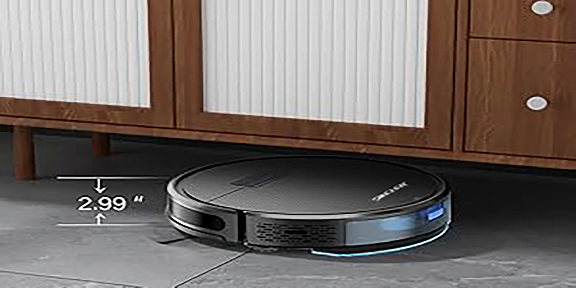 SG50 Robot Vacuum Cleaner with 6300Pa Suction Power Mop Function - 2-in-1 Robot Vacuum , Self-Charging Feature, WiFi Connectivity - Ideal for Pet Hair & Carpet