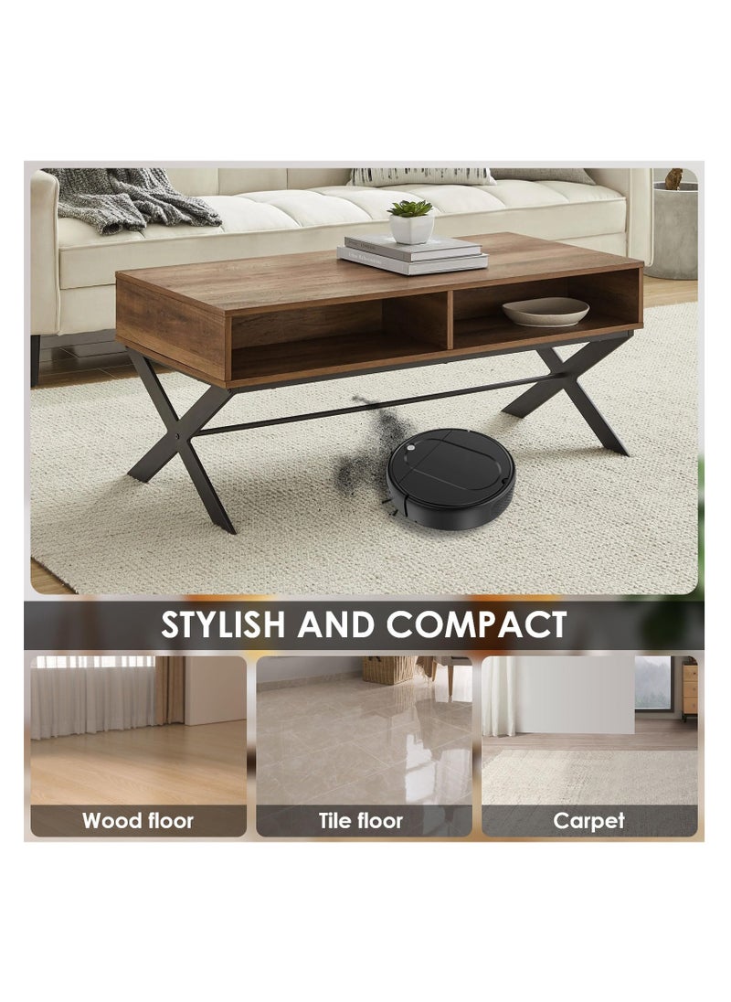Mopping Robot Vacuum Cleaner, 4500PA Suction Vacuum Sweeping Robot Recha rgeable Smart Vacuum Cleaner Robot Quiet Operation Auto Vacuum Cleaner Multifunctional for Daily Cleaning