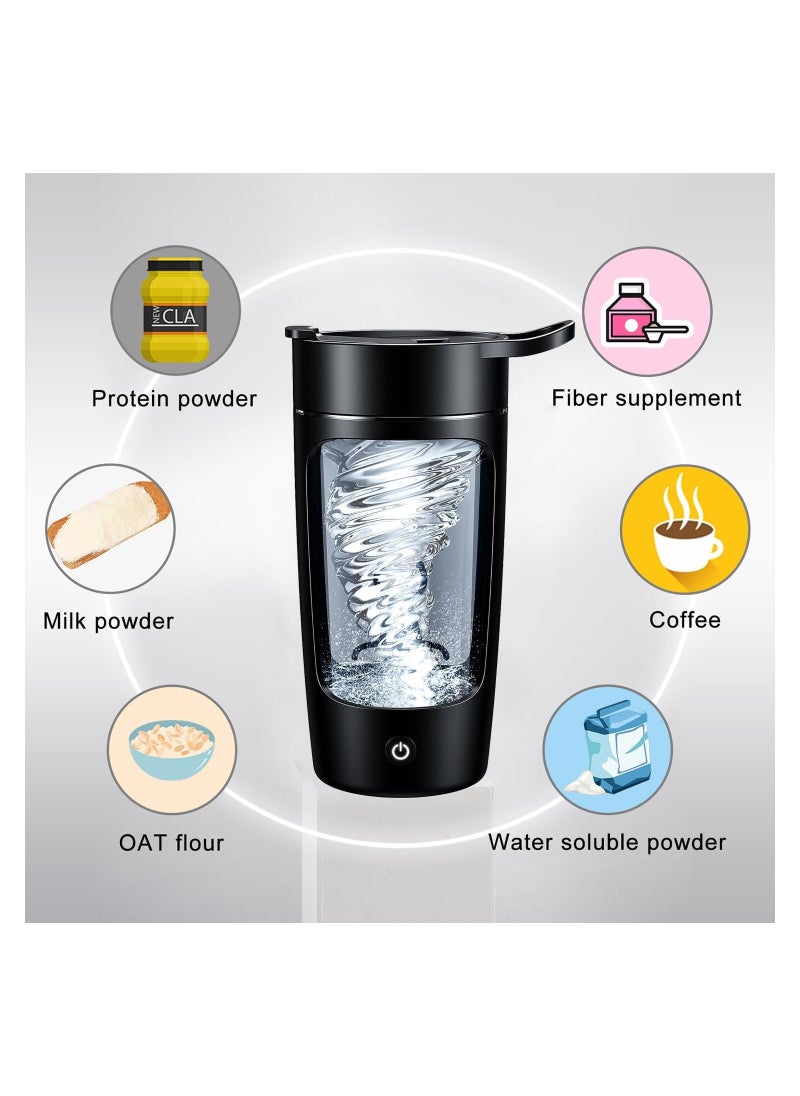 Electric Shaker Bottle - BPA Free Tritan Blender Bottle, Portable USB Rechargeable Mixer Cup for Protein and Meal Replacement Shakes, Perfect for Workouts, 22 Oz Gift Idea.