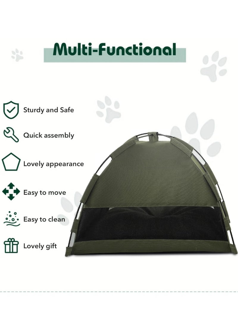 Portable Pet Tent Bed Cat House Pet Products Breathable Cushions Furniture Sofa For Indoor Outdoor