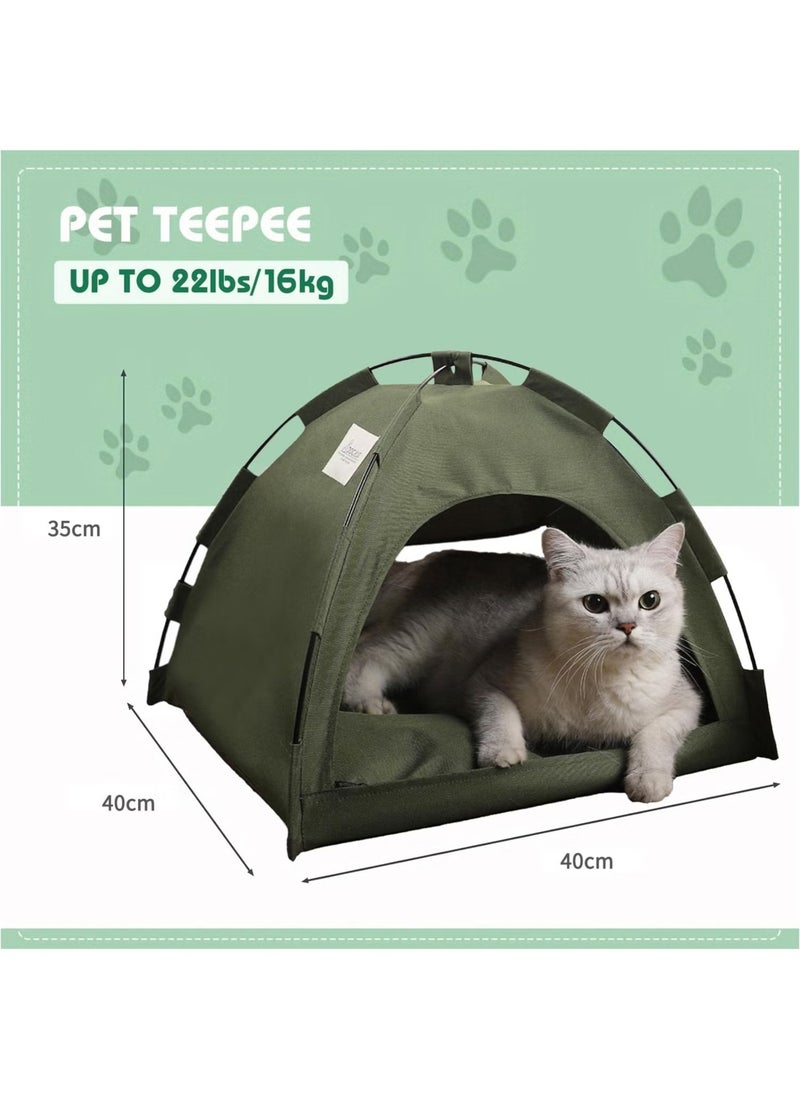 Portable Pet Tent Bed Cat House Pet Products Breathable Cushions Furniture Sofa For Indoor Outdoor