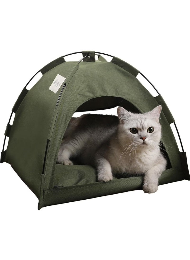 Portable Pet Tent Bed Cat House Pet Products Breathable Cushions Furniture Sofa For Indoor Outdoor