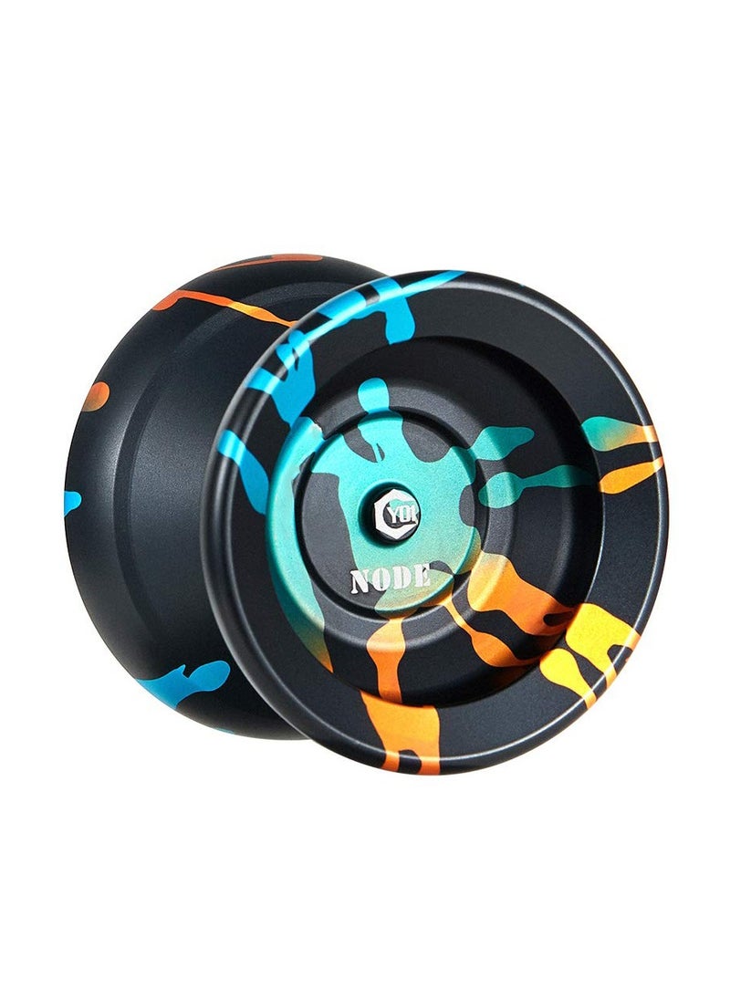 SYOSI Y01 Professional Yoyo Alloy Unresponsive Yoyo, 10 Ball Stainless KK Bearing Yoyo, Long Spinning Time Prettiest for Advanced Player Yoyo for Kids Beginner with Glove Bag and 5 Yoyo Strings