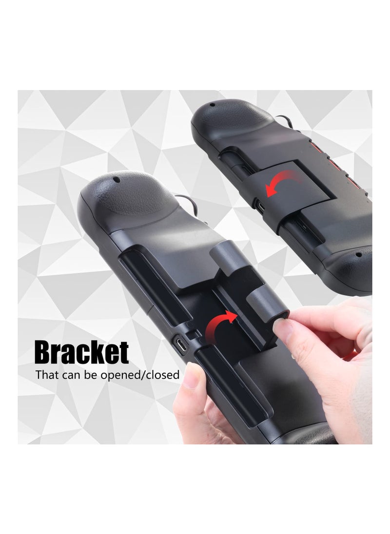 Fit for Switch OLED Grip, MAKINGTEC for Switch OLED Accessories Grip with Game Storage and Kickstand, Hand Grip Compatible with for Nintendo Switch and for Switch OLED