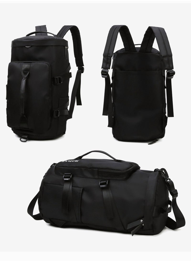 Sports Gym Bag, Lightweight Backpack, Large Travel Duffel Bags, Independent Shoe Compartment Dry and Wet Separation Sports Waterproof Rucksack for Fitness Weekend Camping