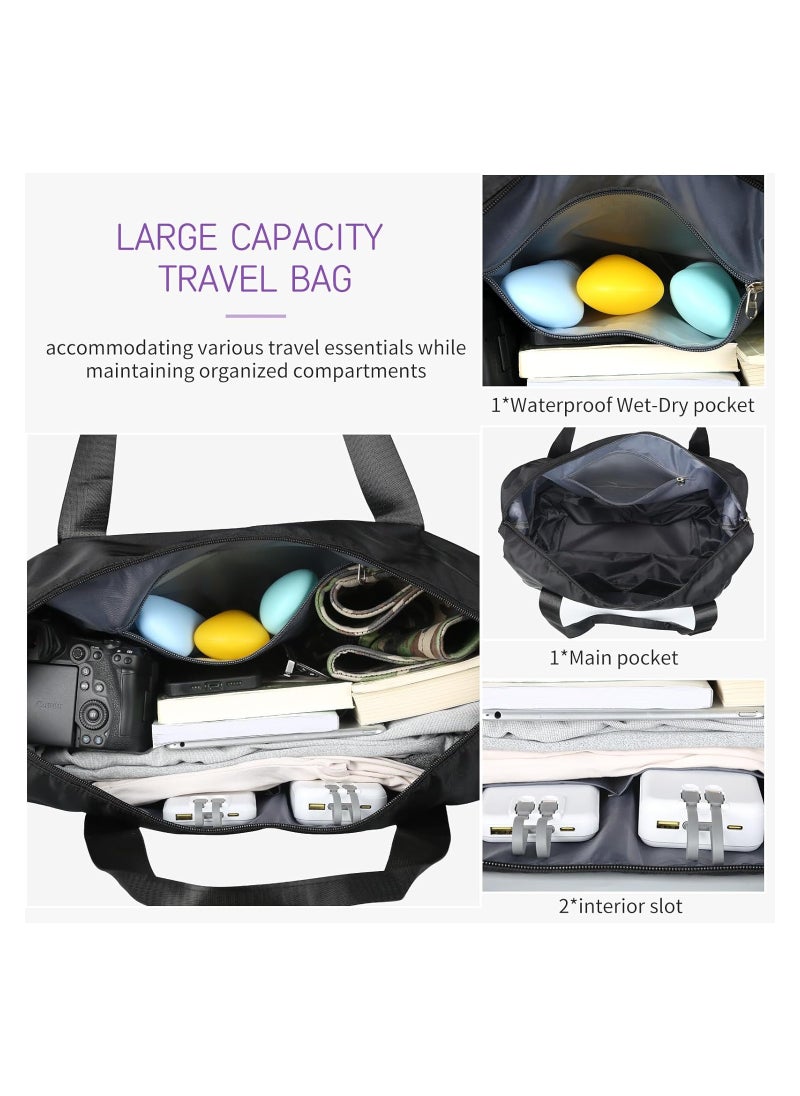 Expandable Foldable Luggage Bag Suitcase Collapsible Rolling Travel Luggage Bag Duffel Bag Duffle Bag Carry On Luggage Bag with Spinner Wheels for Men Women Lightweight Suitcases