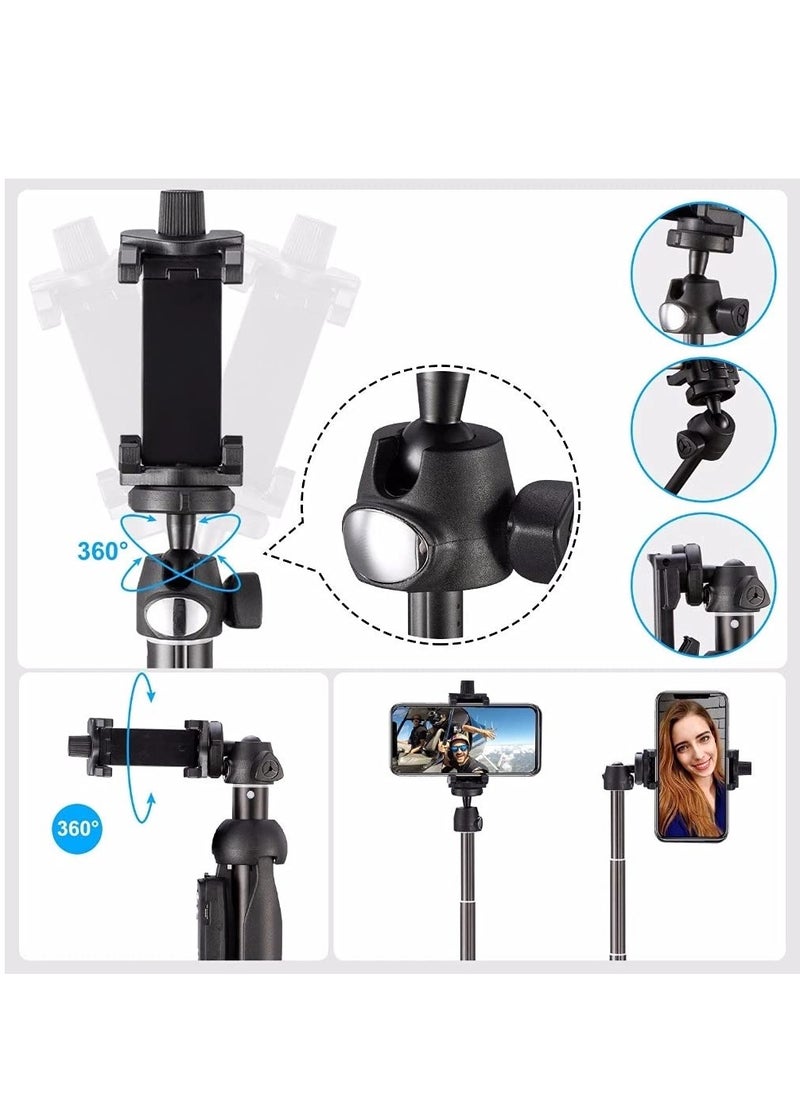 SYOSI Tripod Monopod Selfie Stick, 40 In Portable Selfie Stick Phone Tripod Compatible with Wireless Remote Shutter Control for iPhone 14 13 12 11 Pro max X 8 Plus Samsung Galaxy S23 S22 S21 S20 S10