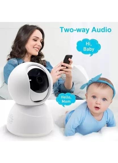 Ducncon 1080p Full HD WiFi v380 pro 360 Viewing Area Smart Wireless Night Vision Security Camera 1 Channel