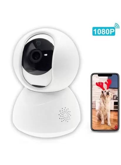 Ducncon 1080p Full HD WiFi v380 pro 360 Viewing Area Smart Wireless Night Vision Security Camera 1 Channel
