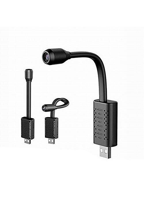 SKY HUB Indoor Cameras 1080p HD USB Interface Mini Camera with Video and Audio Recording Supports 64GB Micro SD Card Recording Not IncludedFlexible Camera