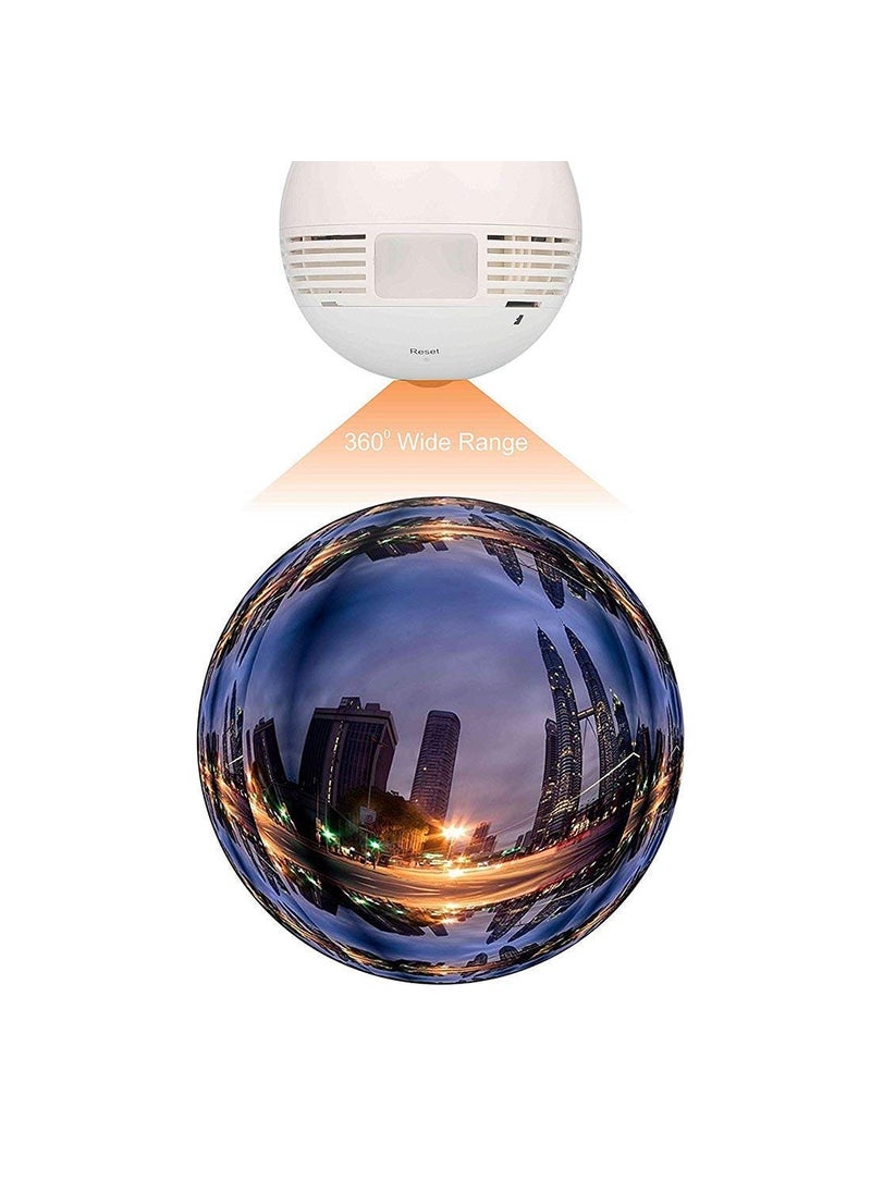 visionrabbit Home SecurityCar SecurityOffice SecurityBusiness Security KhuFiya Genuine WiFi IP 960p Bulb Camera for HomeOfficeShop Supports in iOS AndroidRemote Monitoring from Any Where
