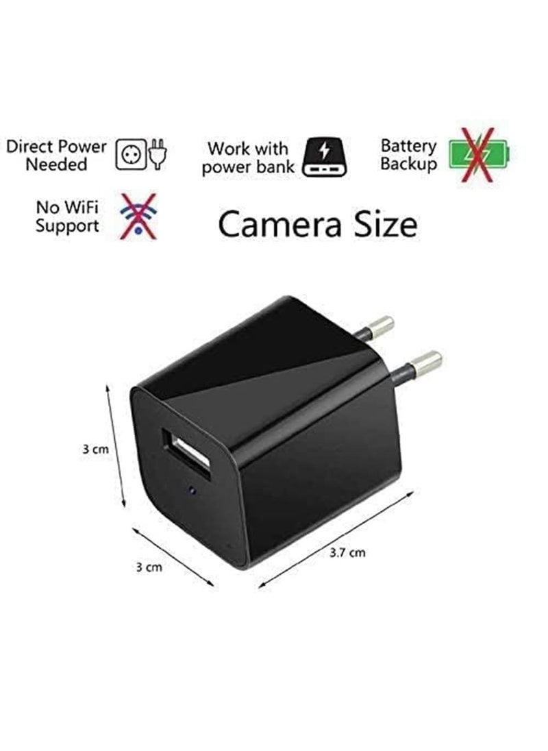 GARYVIZ Spy Charger Camera 1080P HD Hidden USB Charger Surveillance Camera for Home Office Shop Motion Detection No WiFi SD Card Recording Indoor Security Camera Video Recording