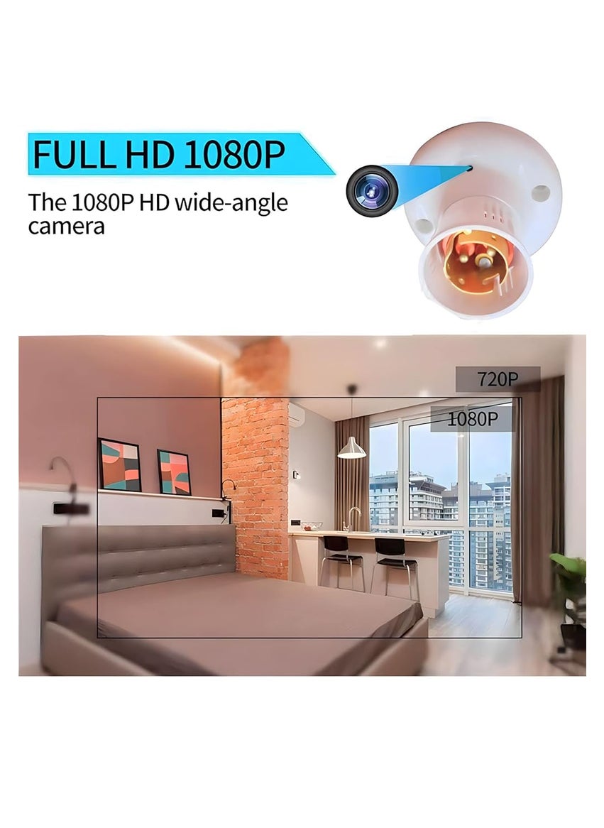 M V Solutions Holder Camera WiFi 1080p Full HD for Home Room Indoor Security Wireless Mini Holder Camera Watch Live View 1080p Video and Audio