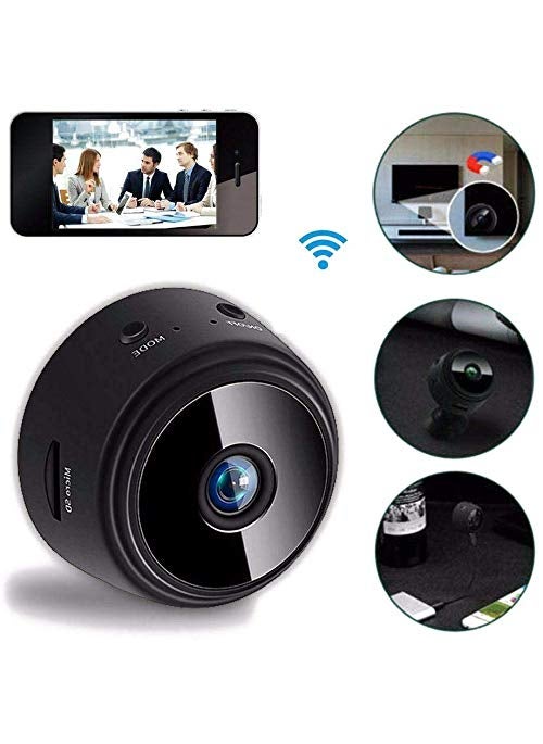 TECHNOVIEW WiFi Camera 1080p HD Wireless Watch Live View Video and Audio Hd Recording Motion Detection Indoor Security Camera Support Upto 64GB SD Card App V380 Pro VRA8