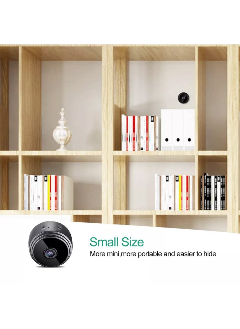 TECHNOVIEW WiFi Camera 1080p HD Wireless Watch Live View Video and Audio Hd Recording Motion Detection Indoor Security Camera Support Upto 64GB SD Card App V380 Pro VRA8