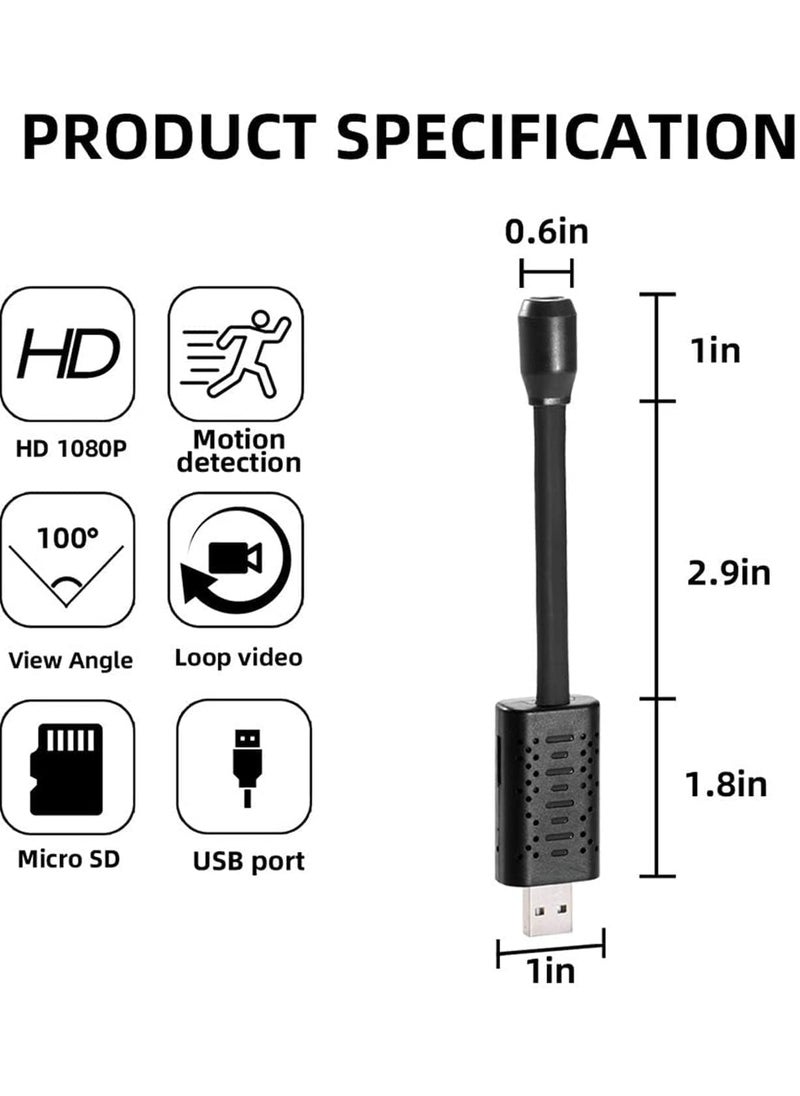 SKY HUB Series WiFi Mini Spy Camera HD 1080p with 360 View 128GB Support Motion Detection Alarm USB CCTV Hidden Camera with Night Vision V380 PRO App Monitoring