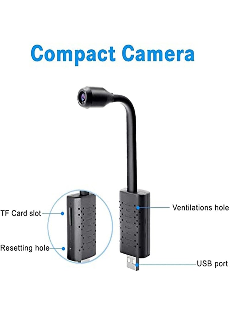 SKY HUB Series WiFi Mini Spy Camera HD 1080p with 360 View 128GB Support Motion Detection Alarm USB CCTV Hidden Camera with Night Vision V380 PRO App Monitoring