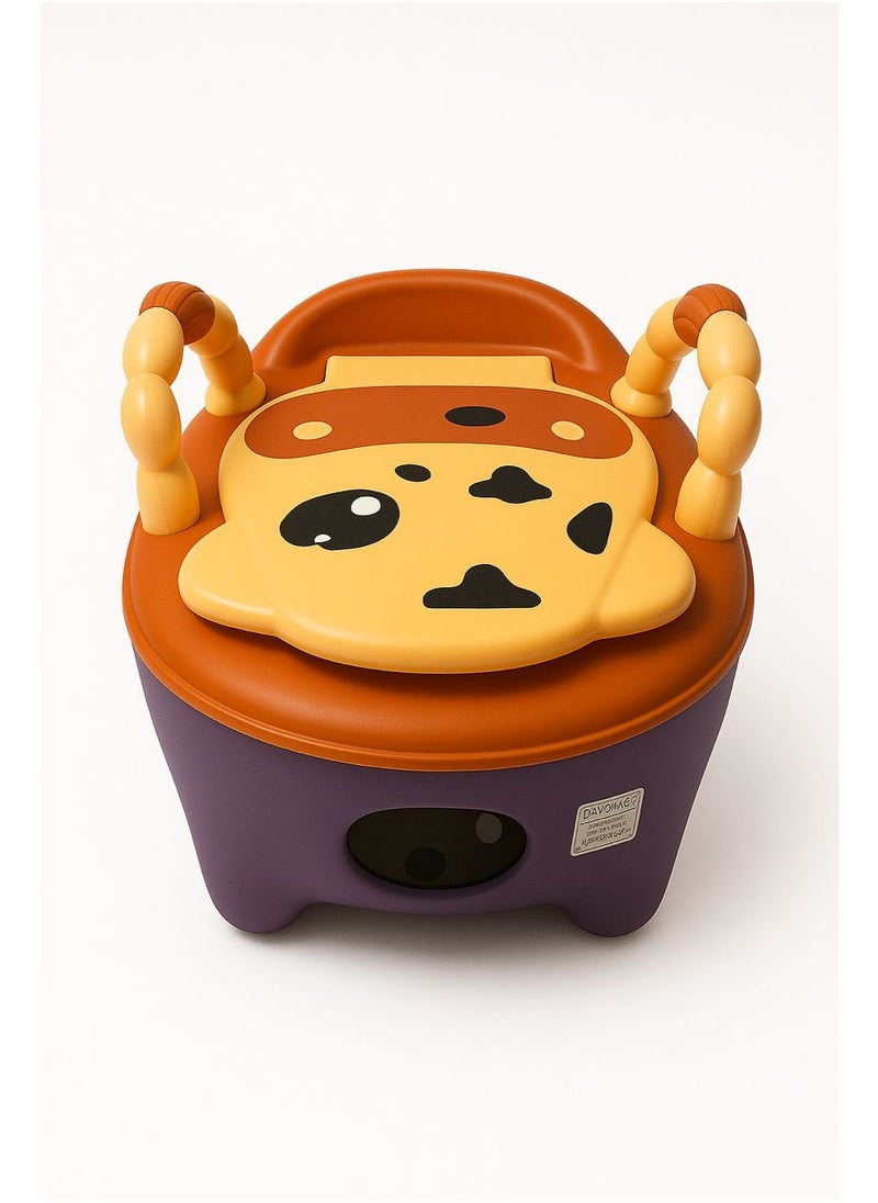 Baby Potty Training Seat with Handles – Toddler Potty Chair with High Back Support & Removable Pot