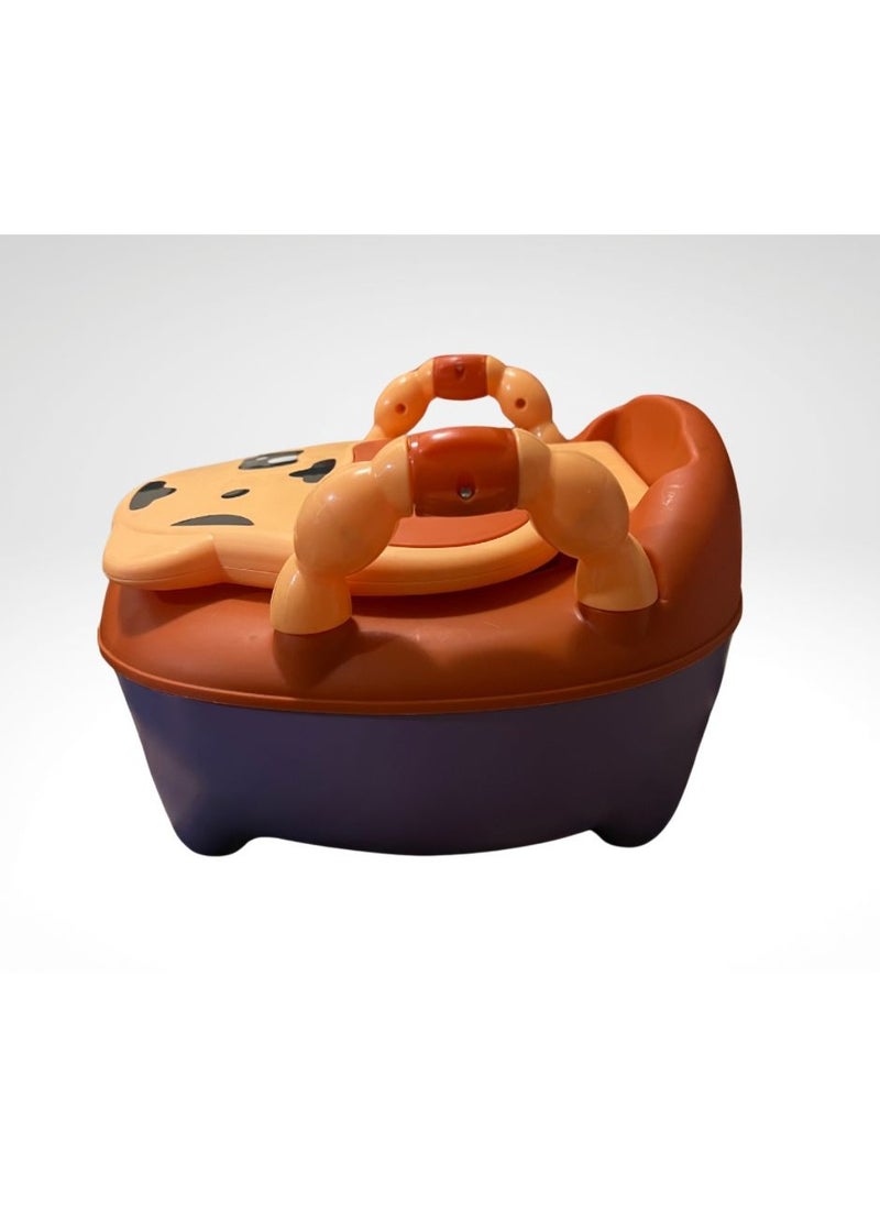 Baby Potty Training Seat with Handles – Toddler Potty Chair with High Back Support & Removable Pot