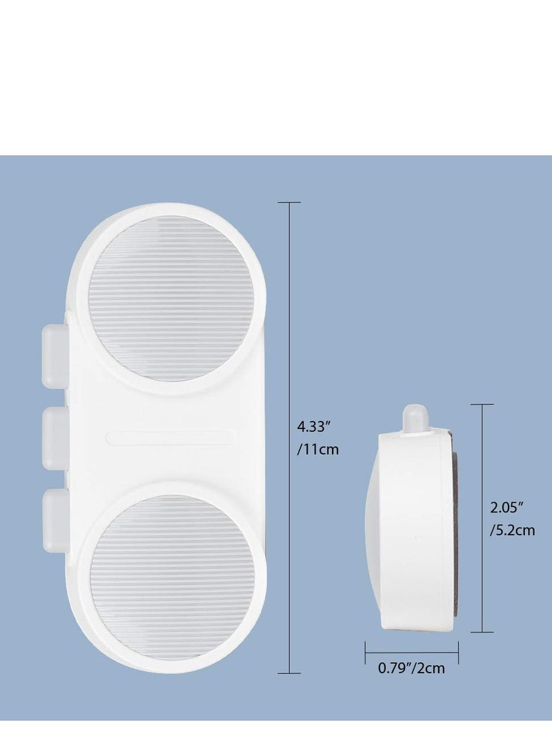 Baby Safety Door Lock, French Fridge Freezer Refrigerator Lock Cabinet Cupboard Lock for Childproof Pet Proofing Easy to Install and Use 3M Adhesive No Tools Need or Drill (White)