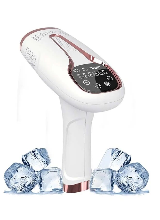 IPL Hair Removal for Women and Men Permanent Hair Removal,Painless Laser Hair Removal Device,0.5s/flash,5 Energy Levels,for all skin colors