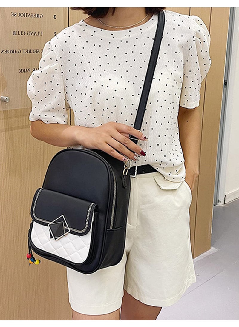 Women Fashion Backpack, Purse Mini Handbag Rucksack PU Leather Daypack Shoulder Bags Casual Schoolbags for Teenagers Girls Work School Travel