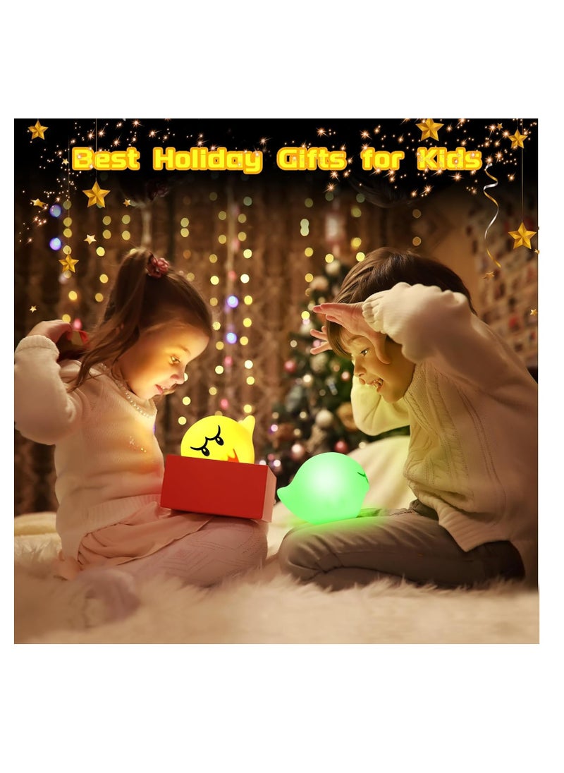 3D Night Light For Kids - 7 Color Illusion Sound-Controlled Change With Music - Usb Rechargeable Led Desk Lamp For Kids Room - Cute Birthday Gifts Bedroom Decoration