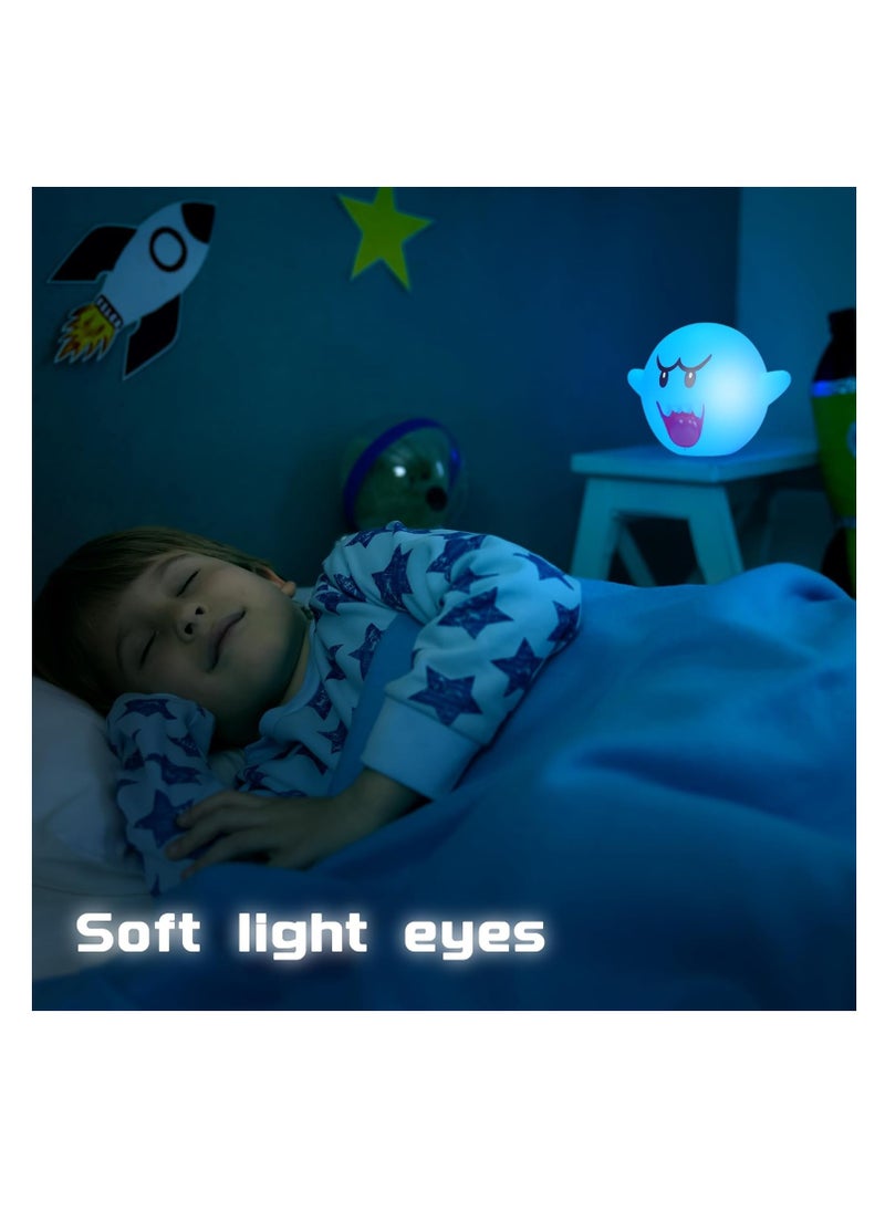 3D Night Light For Kids - 7 Color Illusion Sound-Controlled Change With Music - Usb Rechargeable Led Desk Lamp For Kids Room - Cute Birthday Gifts Bedroom Decoration