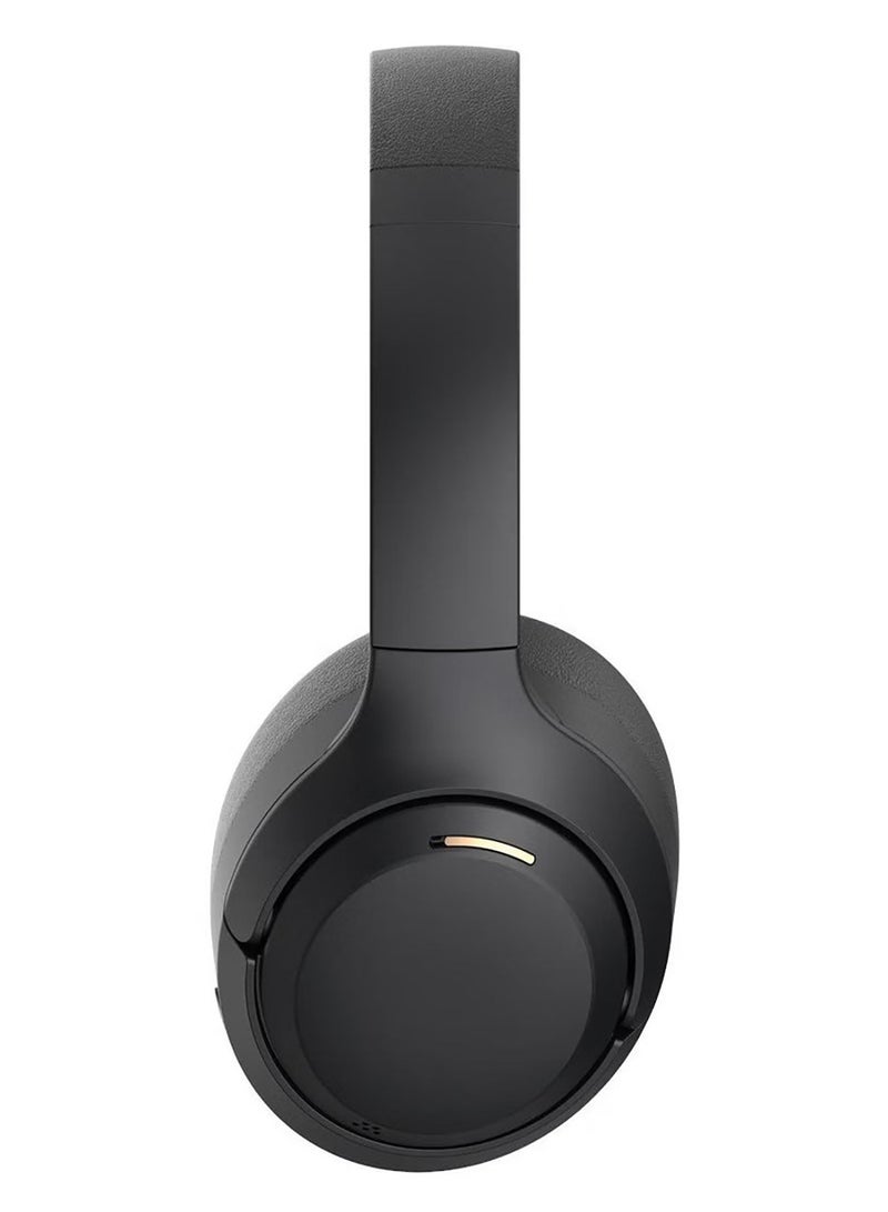 Choice Headphone Pro, Active Noise cancelling, Wireless Over-Ear Bluetooth Headset, 80H Long Battery Life, Hi-Res Audio Certified, Black