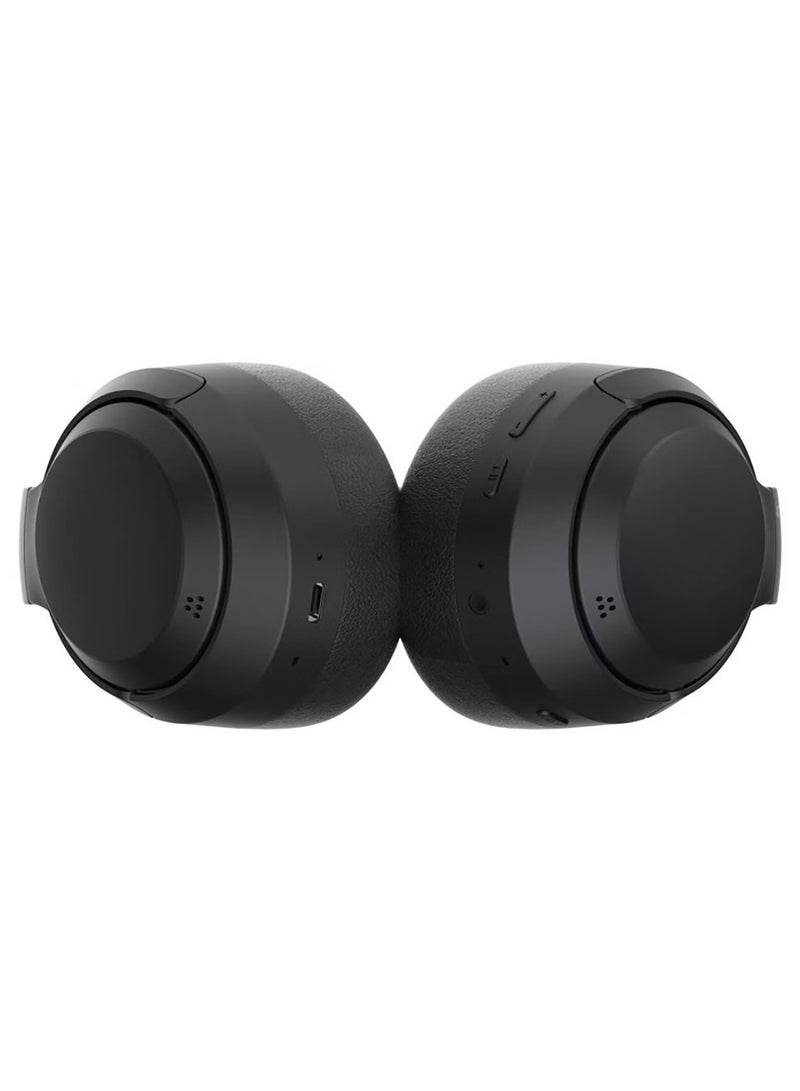Choice Headphone Pro, Active Noise cancelling, Wireless Over-Ear Bluetooth Headset, 80H Long Battery Life, Hi-Res Audio Certified, Black