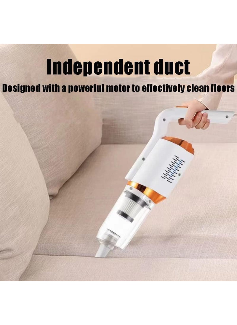 HIRVAX Portable Cordless Handheld Vacuum Cleaner Cleaning Supplies Essential Wireless Vacuum Cleaner Allinone Machine Lazy Mop Dust Collecting Cup with Floor Brush Connecting