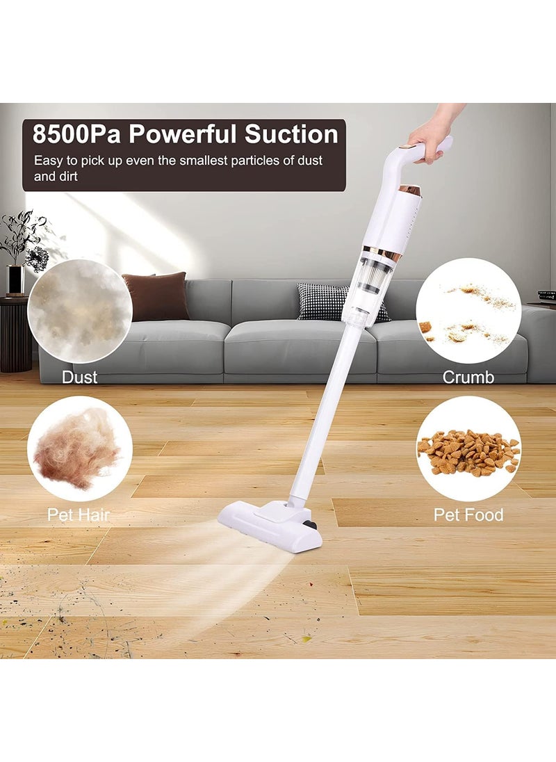 HIRVAX Portable Cordless Handheld Vacuum Cleaner Cleaning Supplies Essential Wireless Vacuum Cleaner Allinone Machine Lazy Mop Dust Collecting Cup with Floor Brush Connecting