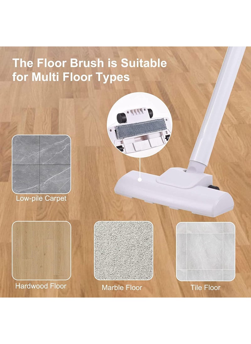 HIRVAX Portable Cordless Handheld Vacuum Cleaner Cleaning Supplies Essential Wireless Vacuum Cleaner Allinone Machine Lazy Mop Dust Collecting Cup with Floor Brush Connecting