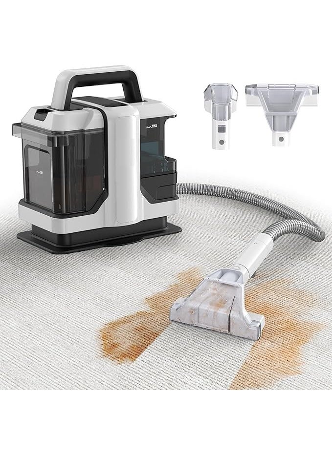 Brikipth Washing Vacuum Cleaner with Dual Tank and 2 Brushes Stain Cleaner for Carpets Stairs Upholstery Car for Large Areas and Stubborn Stains Carpet Cleaner Stain Vacuum Cleaner Upholstery