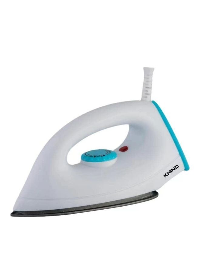 KHIND 1100W Dry Iron EI402, Dry Ironing Function, Overheat Safety Protection- (White) 1100 W EI402 White