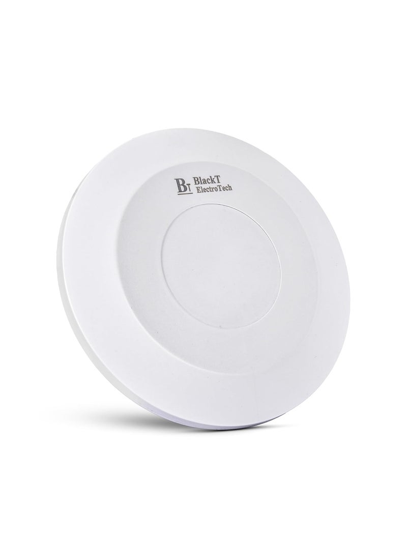 Blackt Electrotech BT34P Real Presence Sensor High Frequency Microwave Motion Sensor with Breath Detection 360 Detection Energy Saving Light Control 500W for Home and Office Celing Mount