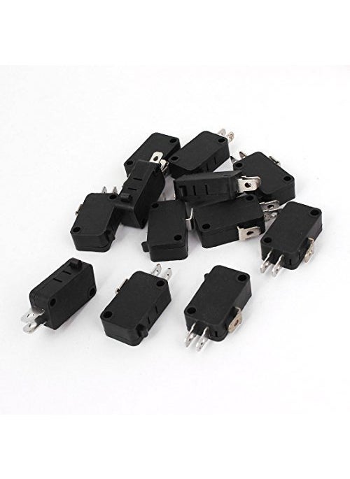JKbK 12 Pcs Microwave Oven Freezer Micro Switch KW8 Series ACDC 125V 250V