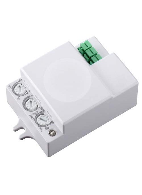 Walnut Innovations Plastic Microwave Motion Sensor Automatic Control Switch White 105 x 105 x 55 cm