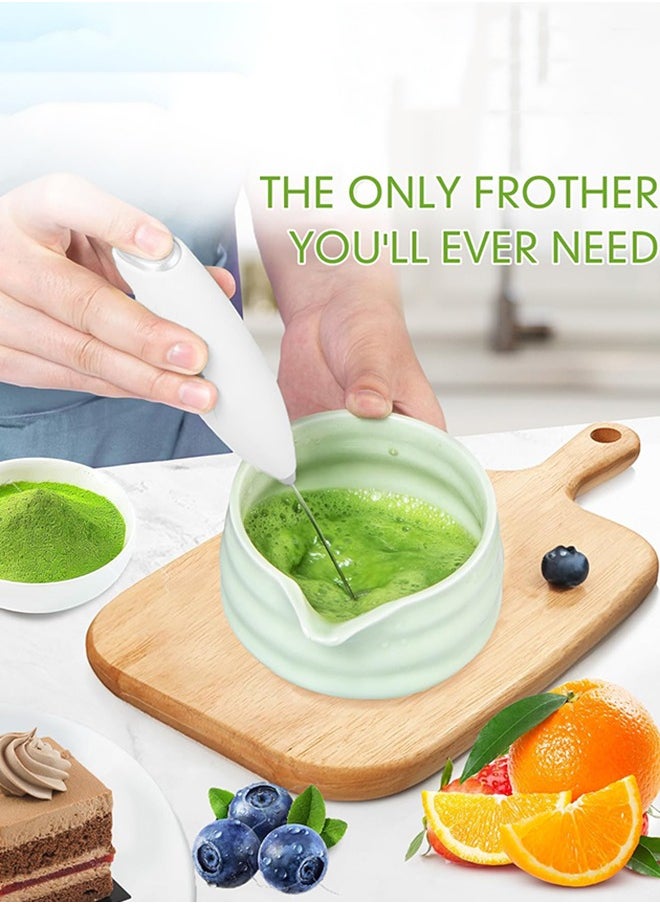 Matcha Set and Bowl, Matcha Making Kit Whisk, Bowl With Spout, Sifter, Ceramic Whisk Holder, Spoon Japanese Tea Powder Starter Tools For Ceremony Gift（7 pack）