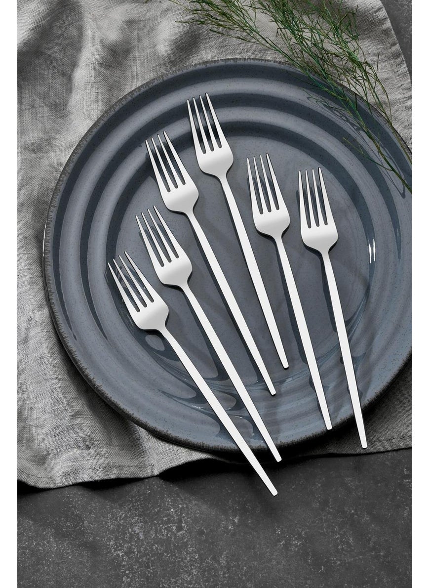 Aris Modern Looking Dessert Forks 6-Piece 18/10