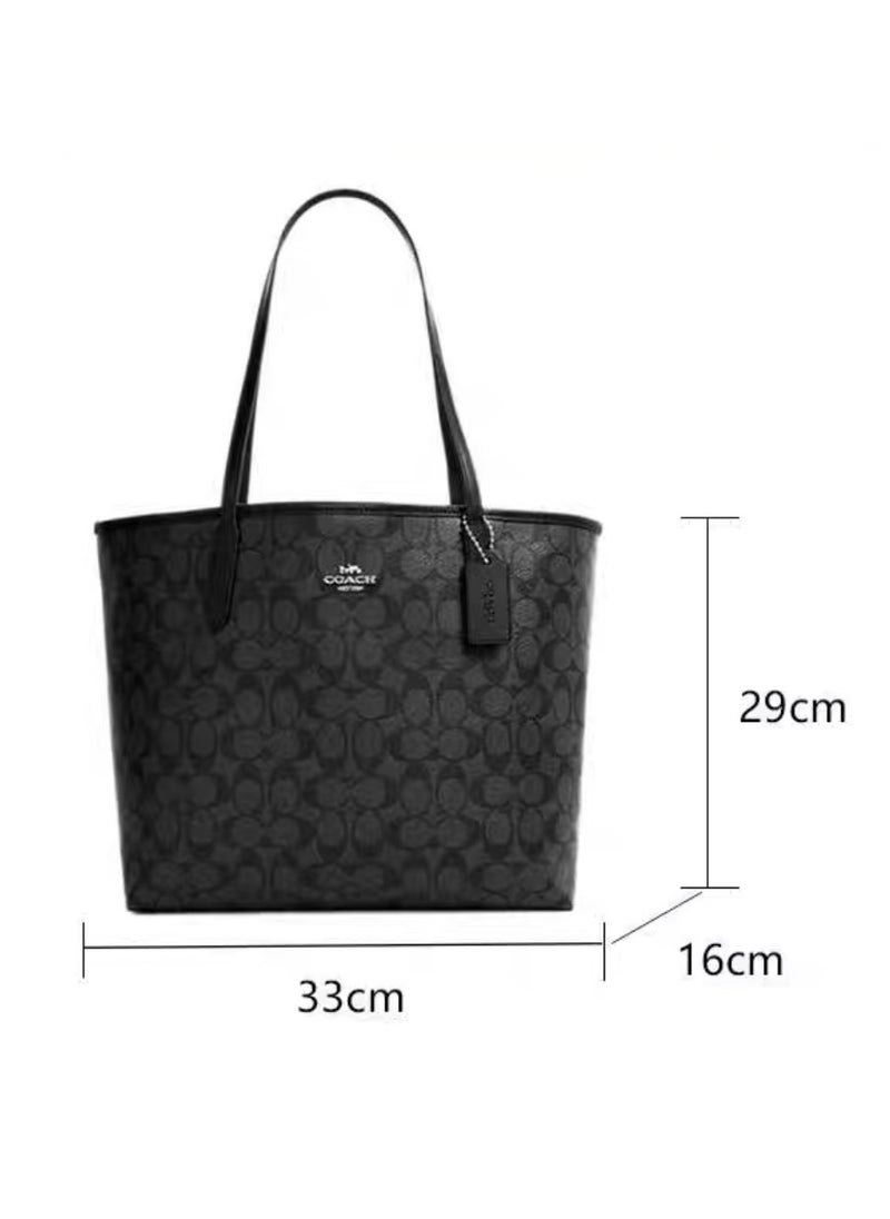 COACH City Tote Bag In Signature Canvas