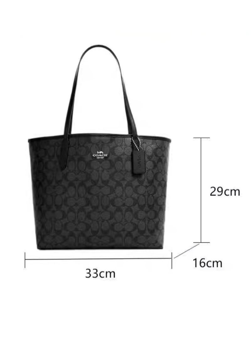 COACH City Tote Bag In Signature Canvas
