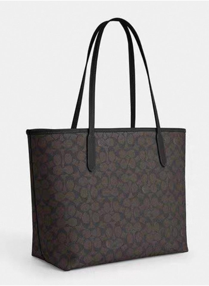 COACH City Tote Bag In Signature Canvas