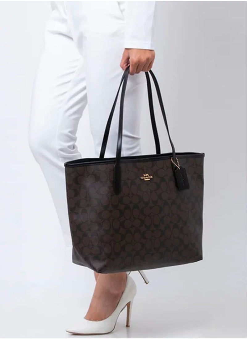 COACH City Tote Bag In Signature Canvas